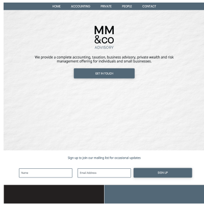 MM Co Website